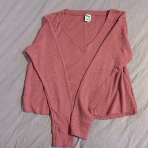 VS Pink Crop Long Sleeve